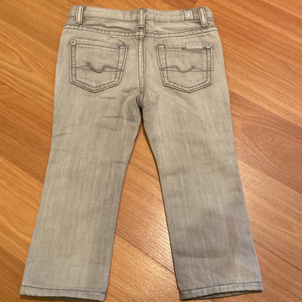 7 for all mankind “the straight” toddler jeans size 18 months grey